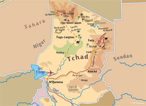 Ennedi Massif Map