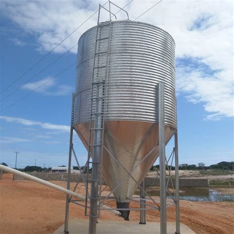 China Galvanized Grain Storage Tank Silo - China Chicken Feed Line, Live-Stock Breeding Machine