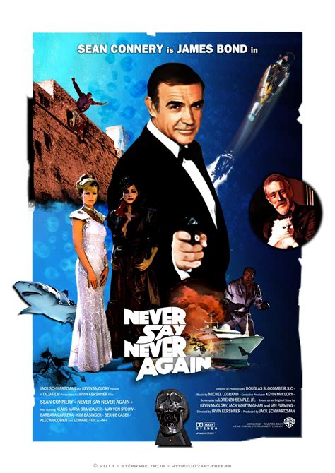 'Never Say Never Again' - Poster 1 | James bond movie posters, James bond movies, Bond movies