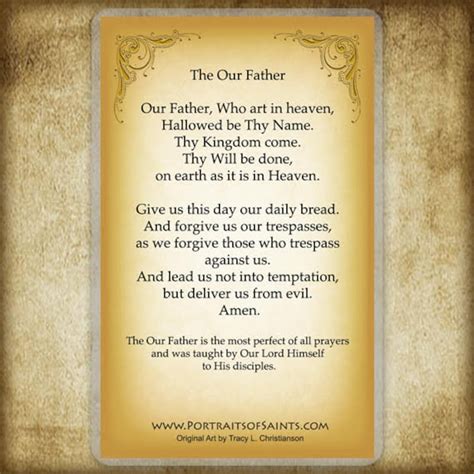 Our Father Printable Prayer