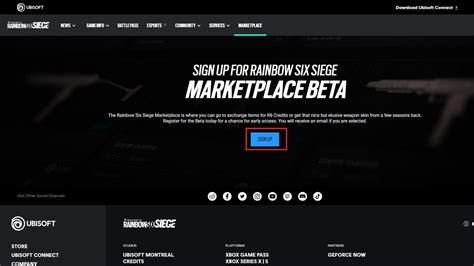 Marketplace: How to sign up for Rainbow Six Siege Marketplace beta?