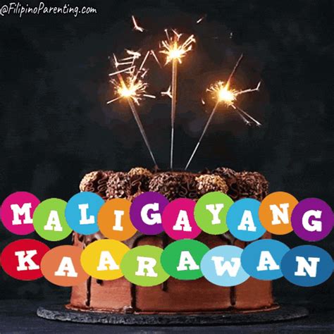 Maligayang Kaarawan Brother - Happy Birthday in Tagalog - Filipino ...