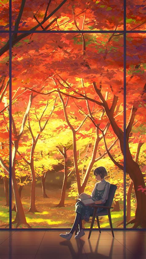 Autumn Wallpaper Anime | 3D Wallpapers | Anime scenery, Anime scenery ...