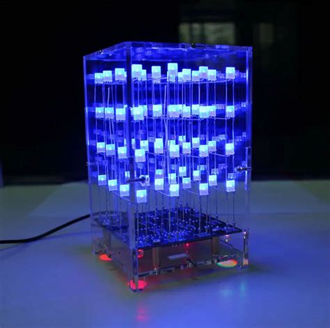 Aliexpress.com : Buy Cube 4*4*4 LED Cube KITS soldering kits Electronic ...