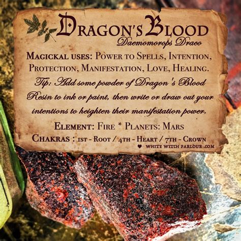 DRAGON'S BLOOD RESIN APOTHECARY. All Natural Incense. For Manifestatio – WhiteWitchParlour.com