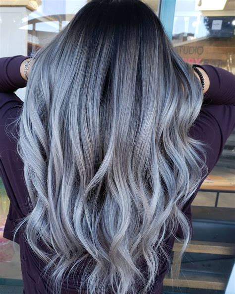 STEEL GRAY @fanola | Silver grey hair, Gray hair highlights, Fanola hair colour