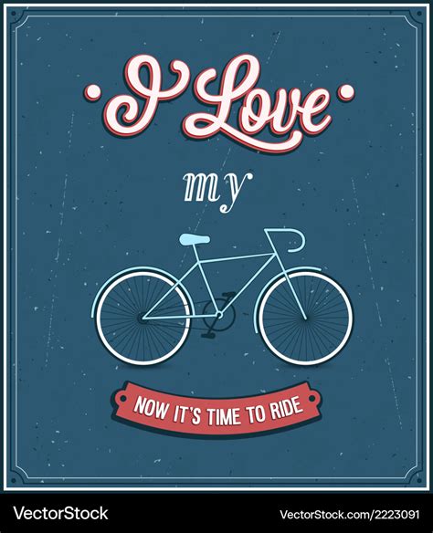 Vintage background with bicycle Royalty Free Vector Image