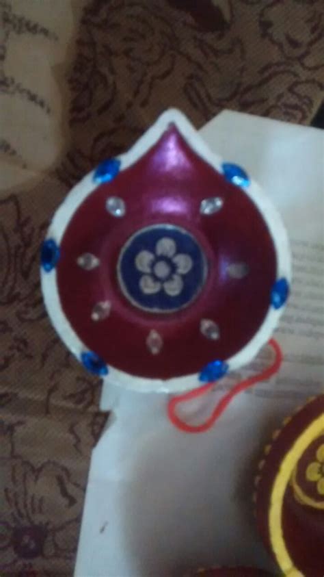 SD's Creations: Painted earthen Diyas