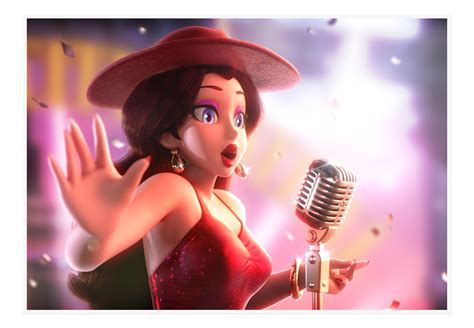 A look at some Pauline concept art in Super Mario Odyssey