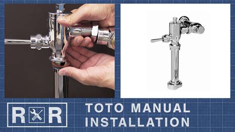 TOTO Manual Flushometer - Installation | Repair and Replace ...