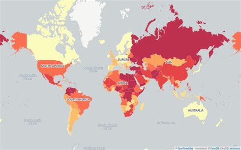 Mapped: What are the most peaceful countries in the world?