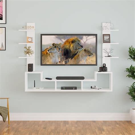 Engineering Wood Wall Mounted Wooden Tv Unit at Rs 5499/piece in Noida | ID: 2851682433197