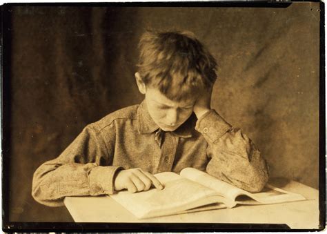 Lewis Hine: Boy studying, ca. 1924 | Boy studying, from the … | Flickr