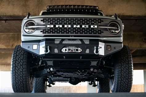 2021-2023 Ford Bronco Winch Front Bumper | MTO Series — DV8 Offroad