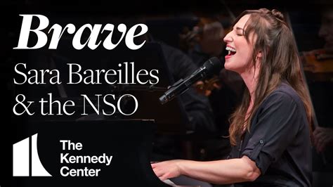 Sara Bareilles performs "Brave" with the National Symphony Orchestra ...