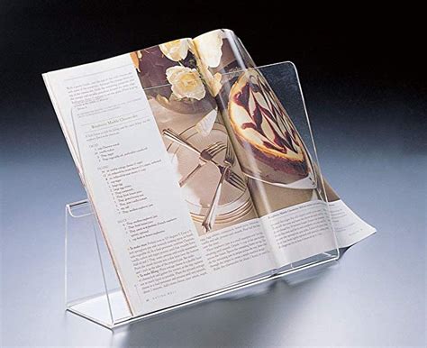 Amazon.com: Cookbook or Recipebook Stand (Acrylic): Recipe Holders: Kitchen & Dining Recipe Book ...