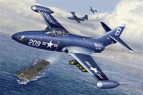 F9F Panther | Aviation art, Aircraft, Fighter aircraft