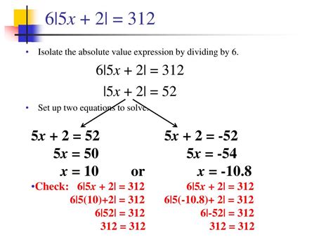 PPT - Solving Absolute Value Equations PowerPoint Presentation, free download - ID:5759960