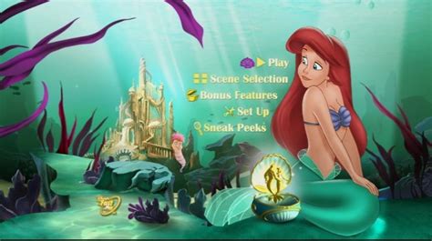 The Little Mermaid: Ariel’s Beginning (2008) – DVD Menus