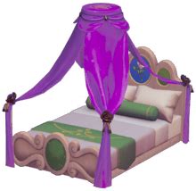 Rose Four-Poster Bed Disney Dreamlight Valley Wiki