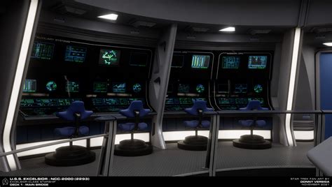 Donny Versiga - U.S.S. Excelsior NCC-2000 Main Bridge -- Star Trek VI: The Undiscovered Country