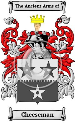 Cheeseman Name Meaning, Family History, Family Crest & Coats of Arms