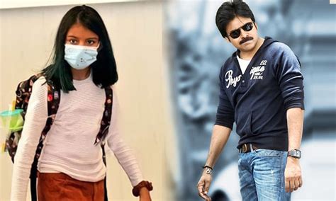 Pawan Kalyan#8217;s daughter and son spotted at the airport . Photos go ...