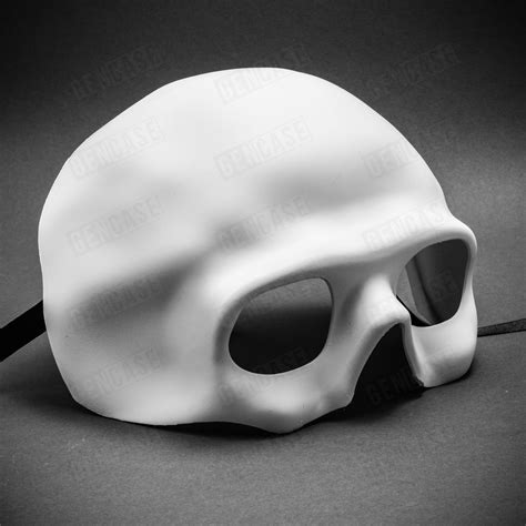 NEW Scary Skull Mask for Halloween Venetian Masquerade Half Face - White | eBay | Masken, Kostüm