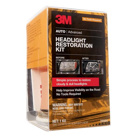 3M Headlight Restoration Kit, Simple Process to Restore Cloudy & Dull ...