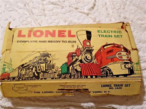 Vintage 1960 Lionel Electric Train Set #1629 Diesel Freight Set #Lionel ...