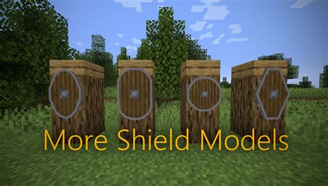 More Shield Shapes (3D Shields) Minecraft Texture Pack