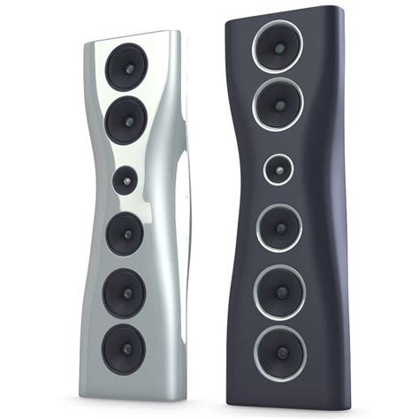 KEF Muon speakers 3D model | CGTrader