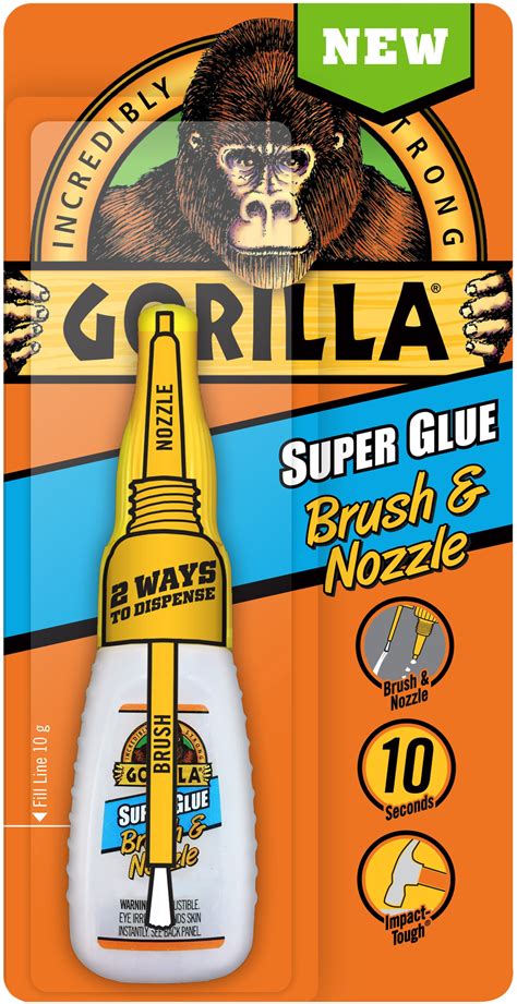 Gorilla Super Glue W/Brush & Nozzle-.35oz | Michaels