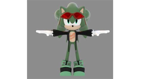 Scourge The Hedgehog Render 1 by Johnjohn2005 on DeviantArt