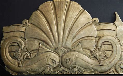 "Undersea Frieze," Remarkable Set of Bronze Art Deco Bas Relief Panels ...