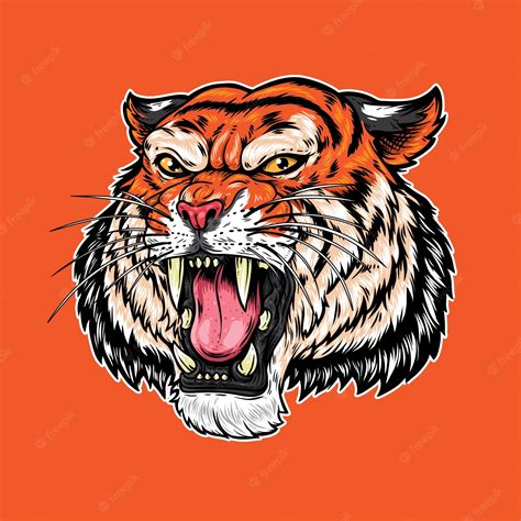 Tiger Roar Vector