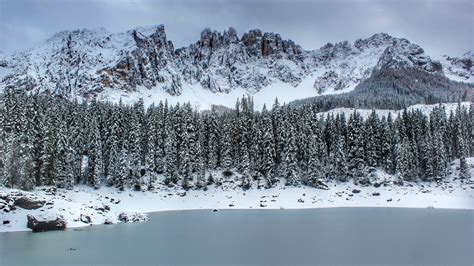 Carezza Lake at the foot of the Latemar - South Tyrol