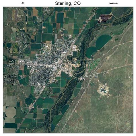 Aerial Photography Map of Sterling, CO Colorado