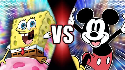 SpongeBob SquarePants Vs Mickey Mouse (Nickelodeon/Disney) : r ...