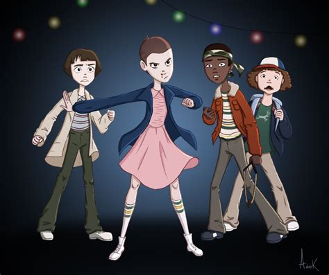 Stranger Things Fan Art Anime