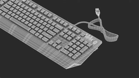 Alienware Pro Gaming Keyboard AW768 - 3D Model by frezzy