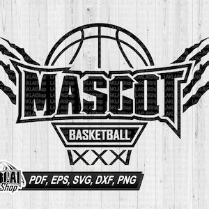 Personalized Basketball Svg Mascot Name Basketball Team Svg - Etsy
