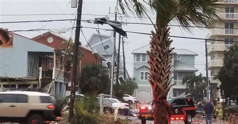 Tornado hits Panama City Beach leaving devastating damage to boats and buildings - The Mirror US