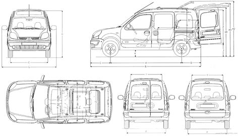 Locations de vehicule, voitures: Dimension kangoo