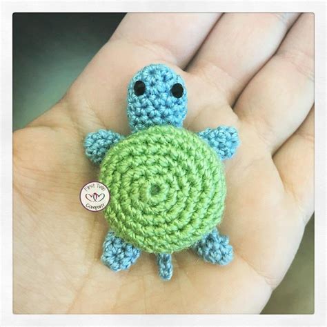 Mini Turtle Amigurumi Crochet pattern by First Twin Company | Knitting ...