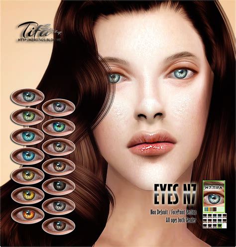My Sims 4 Blog: Lipstick and Eyes by Tifa