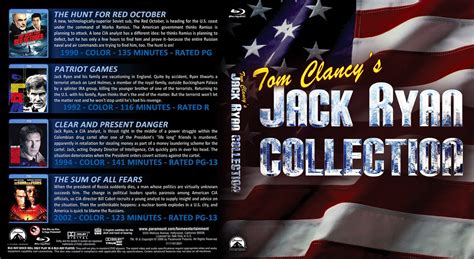 Jack Ryan Collection - Movie Blu-Ray Custom Covers - Jack Ryan Collection :: DVD Covers