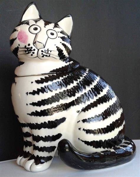 VINTAGE KLIBAN CAT TREAT OR COOKIE JAR by Sigma Tastesetter | Kliban ...