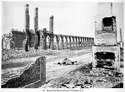 Civil War: Charleston Ruins Photograph by Granger