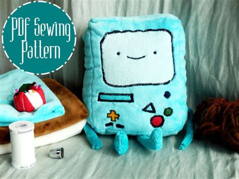 BMO Beemo Adventure Time Plush Pattern Stuffed Animal Sewing PDF - Etsy